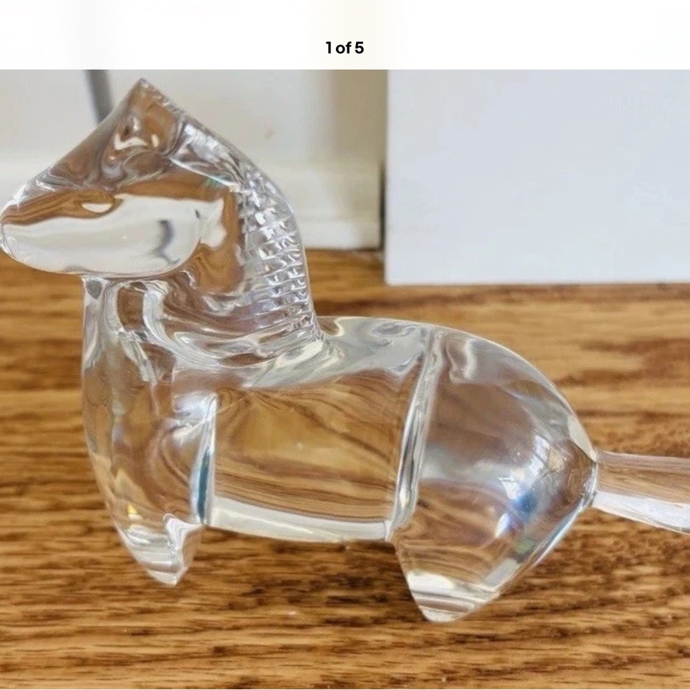 Baccarat Trojan Horse 3” x 3.5”